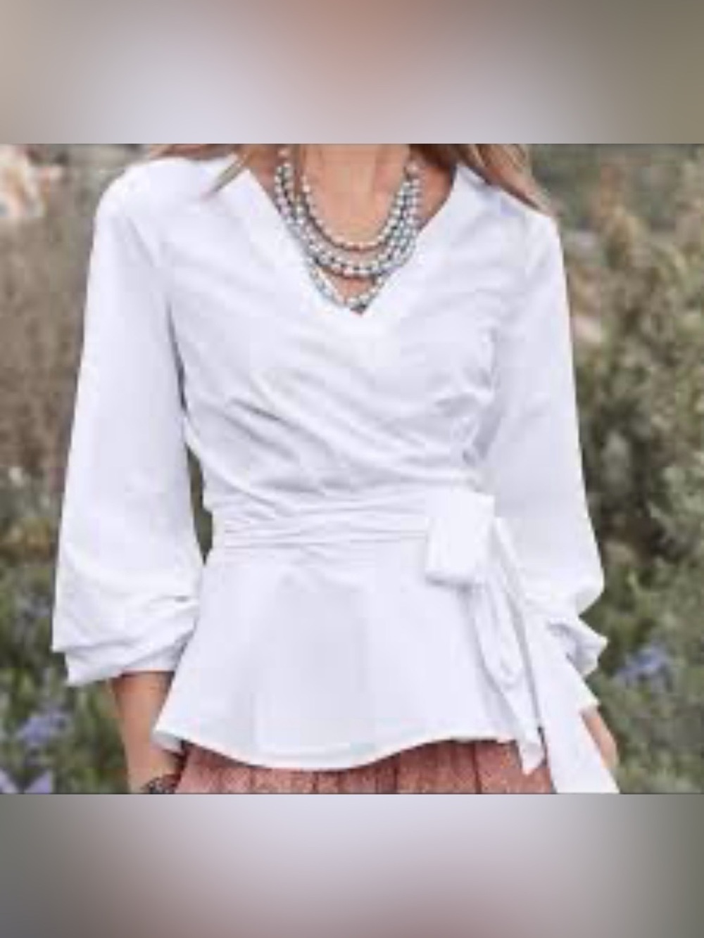 Sundance Catalog Avant Garde Top in 100% Cotton